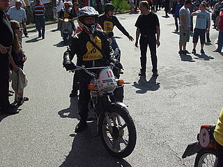 Fritz Hagleitner mit KTM Comet Cross 50 S am Seiberer 2012